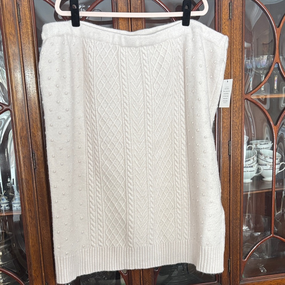 Eloquii Soft Pink Knit Skirt NWT
